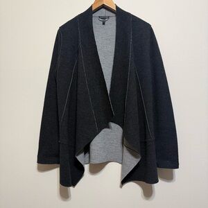 Eileen Fisher Wool/ nylon  Womens Gray Cardigan M